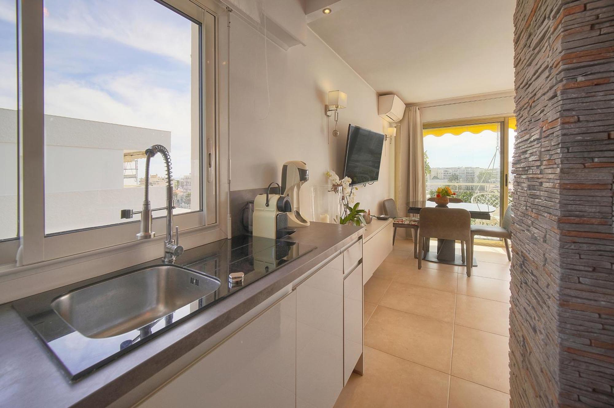 Frgk "Etoile Du Sud Terrasse Vue Mer Palm Beach" カンヌ エクステリア 写真