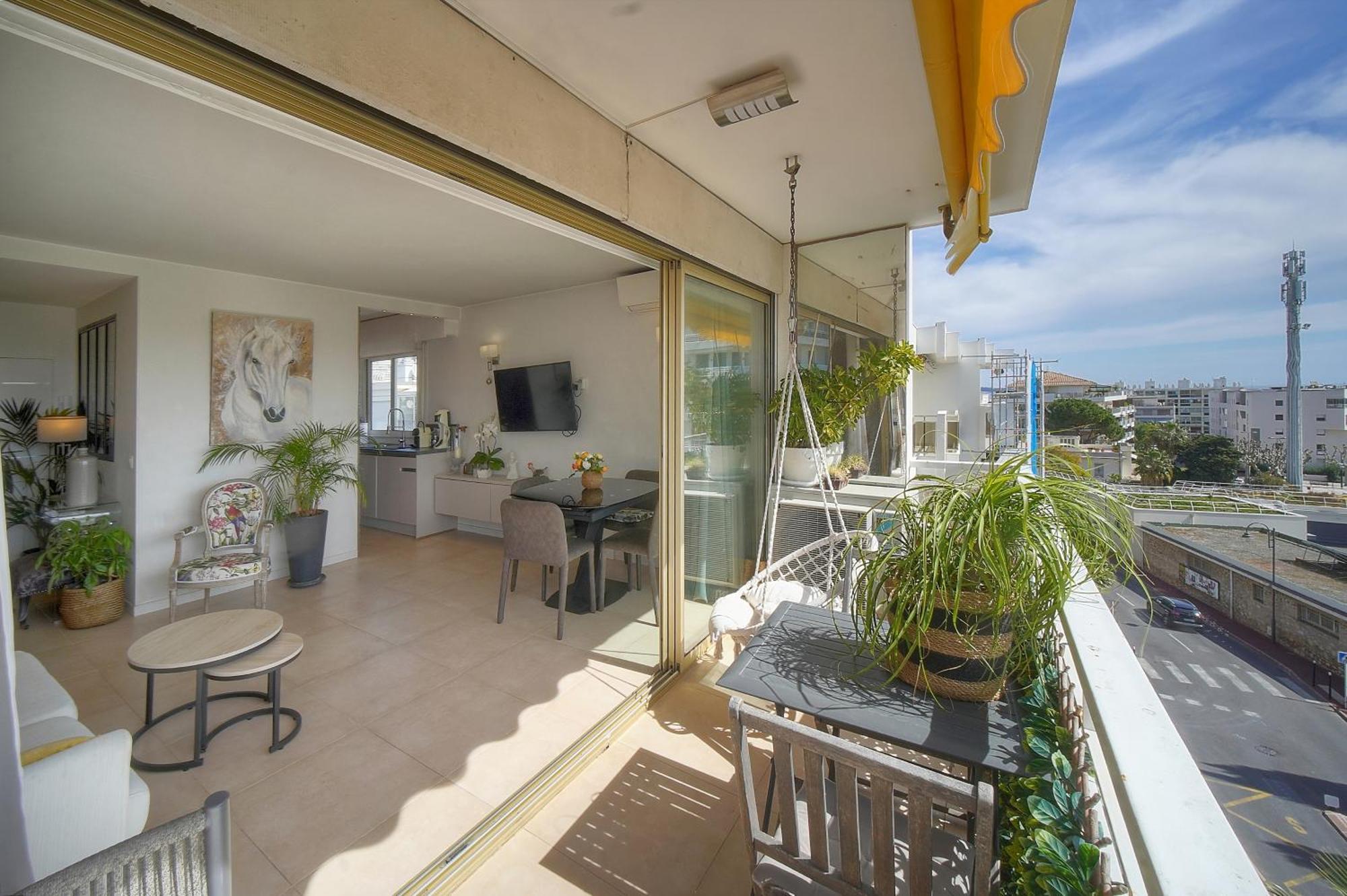 Frgk "Etoile Du Sud Terrasse Vue Mer Palm Beach" カンヌ エクステリア 写真